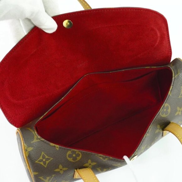 Louis Vuitton Sonatine Monogram Canvas Handbag Brown - Picture 7 of 10